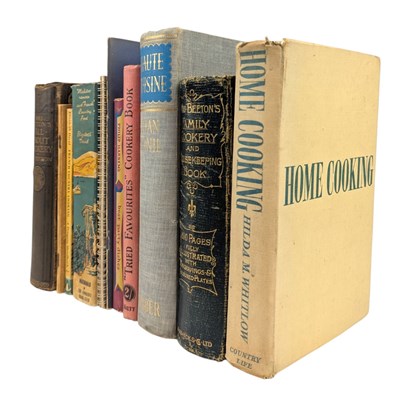 Lot 93 - COOKERY - SELECTION TO INCLUDE ELIZABETH DAVID, MRS BEETON, HILDA WHITLOW, ETC.