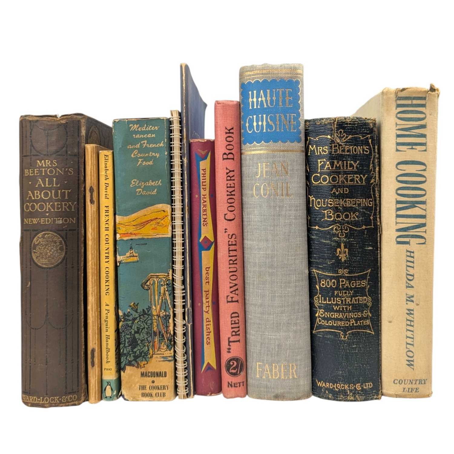 Lot 93 - COOKERY - SELECTION TO INCLUDE ELIZABETH DAVID, MRS BEETON, HILDA WHITLOW, ETC.