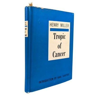Lot 47 - MILLER, HENRY - 1961 THE TROPIC OF CANCER, FIRST EDITION WITH DUSTWRAPPER