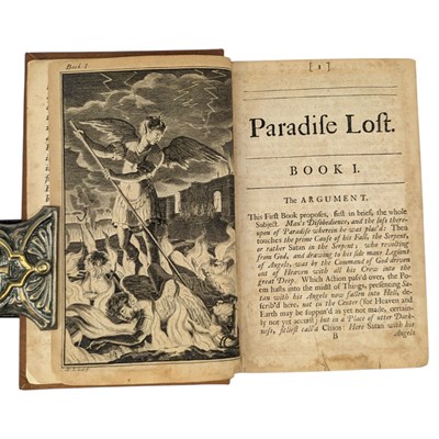 Lot 58 - MILTON, JOHN - 1707 PARADISE LOST, JACOB TONSON, EIGHTH EDITION