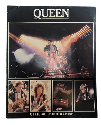 Lot 300 - QUEEN (BAND) - FULLY AUTOGRAPHED 1980 TOUR PROGRAMME