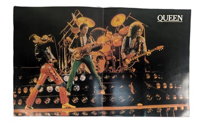 Lot 300 - QUEEN (BAND) - FULLY AUTOGRAPHED 1980 TOUR PROGRAMME
