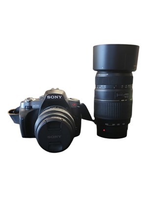 Lot 385 - SONY, JAPAN - CIRCA 2009 A330 DSLR & LENSES