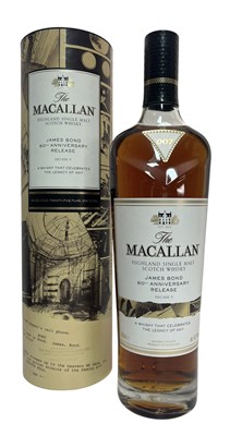 Lot 173 - JAMES BOND 007 - THE MACALLAN SINGLE MALT SCOTCH WHISKY 60TH ANNIVERSARY DECADE V