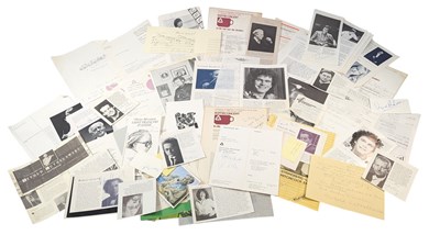 Lot 269 - MUSIC / COMPOSERS / CONDUCTORS - LARGE COLLECTION OF AUTOGRAPHS