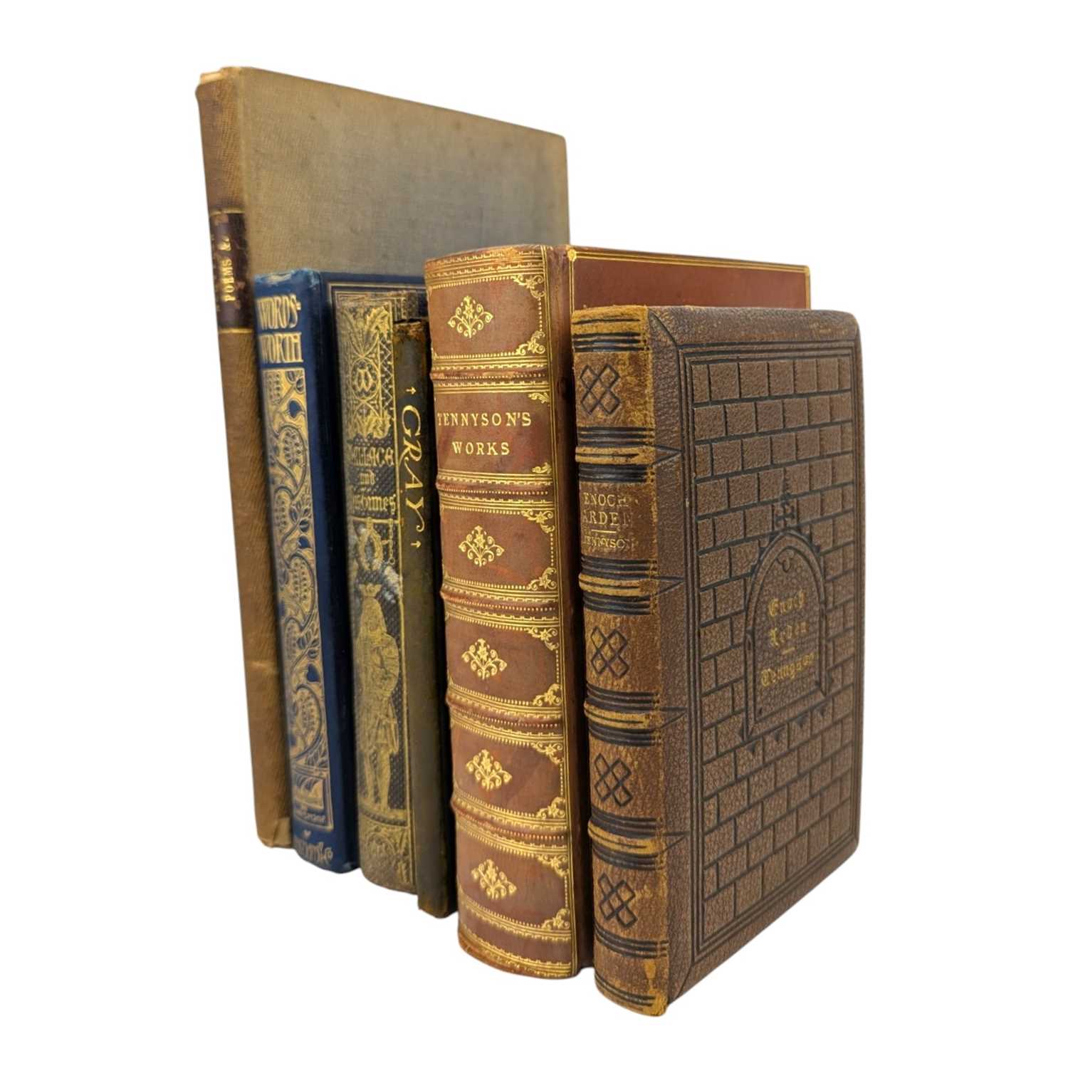 Lot 71 - SELECTION OF POETRY - FINE BINDINGS - TO INCLUDE TENNYSON, WORDSWORTH ETC