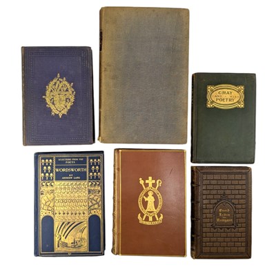 Lot 71 - SELECTION OF POETRY - FINE BINDINGS - TO INCLUDE TENNYSON, WORDSWORTH ETC
