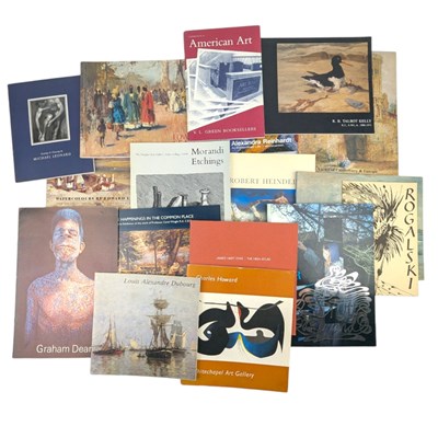 Lot 126 - A LARGE SELECTION OF ART PROGRAMMES - TO INCLUDE EDWARD SEGO, EDWARD LEAR ETC