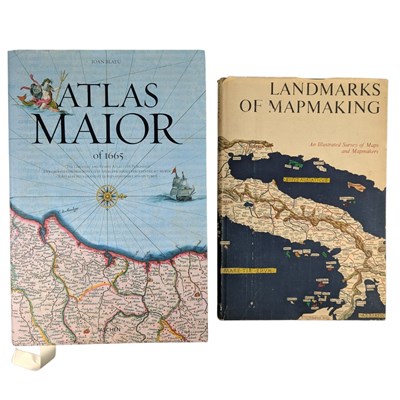 Lot 114 - BLAEU, JOAN - 2005 ATLAS MAIOR OF 1665 (TASCHEN) & 1976 LANDMARKS OF MAPPING (PHAIDON)