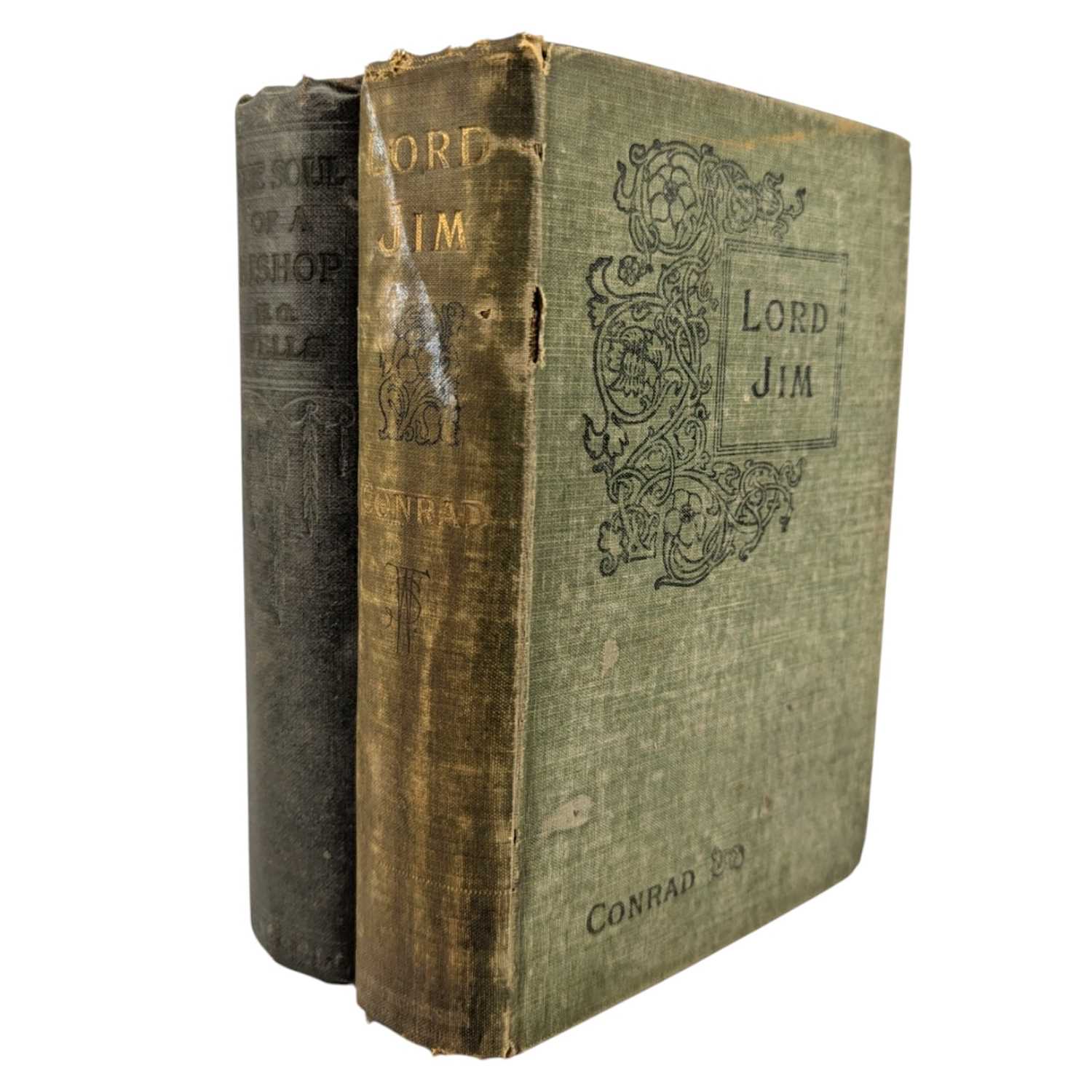 Lot 90 - CONRAD, JOSEPH - 1900 LORD JIM & WELLS, H.G. - 1917 THE SOUL OF A BISHOP, FIRST EDITIONS