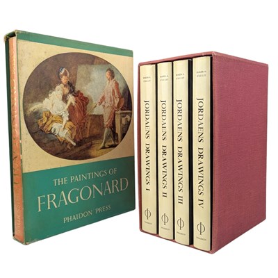 Lot 174 - D'D'HULST, R.-A. - 1974 JORDAENS DRAWINGS - 4 VOLUMES & FRAGONARD COMPLETE EDITION, BOTH PHAIDON