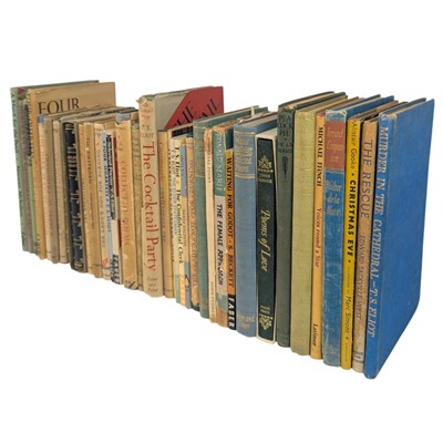 Lot 186 - A LARGE SELECTION OF PLAYS AND POETRY - TO INCLUDE T.S. ELIOT, CHRISTOPHER FRY ETC