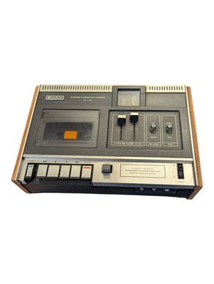 Lot 15 - SONY - VINTAGE TC-121 STEREO CASSETTE-CORDER