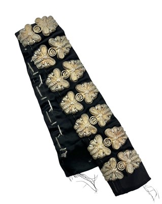 Lot 33 - 12 PAIRS OF FRENCH ARGENT SILVER BUTTONS IN THE FORM OF BUTTERFLY