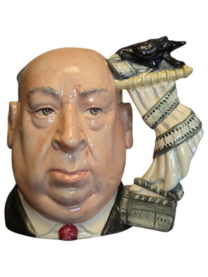 Lot 82 - ROYAL DOULTON - ALFRED HITCHCOCK - CERAMIC CHARACTER JUG