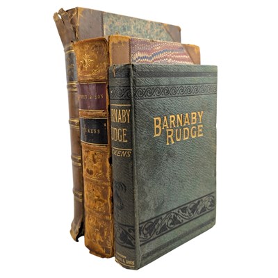 Lot 81 - THREE EARLY EDITIONS OF CHARLES DICKENS TO INCLUDE DOMBEY AND SONS ETC