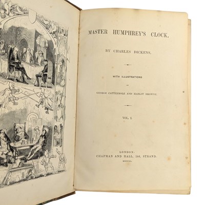 Lot 81 - THREE EARLY EDITIONS OF CHARLES DICKENS TO INCLUDE DOMBEY AND SONS ETC