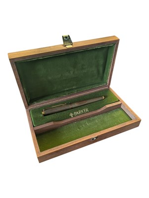 Lot 308 - PARKER - RMS QUEEN ELIZABETH PEN & LAUNCH INVITATION