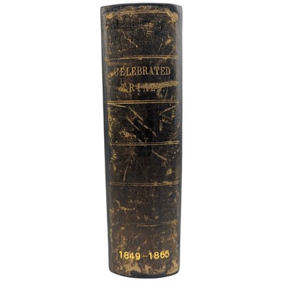 Lot 82 - A COMPILATION OF TRIAL REPORTS FROM THE MID-19TH C. TO INCLUDE THE TRIAL OF DR E. W. PRITCHARD ETC