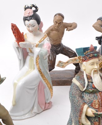 Lot 31 - LARGE COLLECTION OF CHINESE MUD MEN FIGURINES