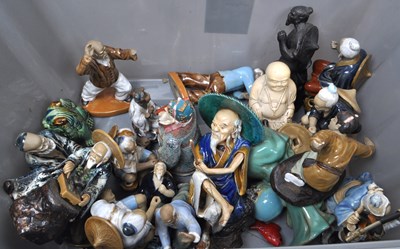 Lot 31 - LARGE COLLECTION OF CHINESE MUD MEN FIGURINES