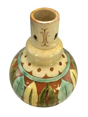 Lot 1 - VIOLET WOODHOUSE FOR DELLA ROBBIA POTTERY - C. 1895-1906 HAND PAINTED POTTERY VASE