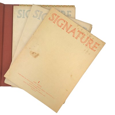 Lot 200 - SIGNATURE: A QUADRIMESTRIAL OF TYPOGRAPHY AND GRAPHIC ARTS 1935-1954 - ORIGINAL AND NEW SERIES