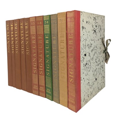 Lot 200 - SIGNATURE: A QUADRIMESTRIAL OF TYPOGRAPHY AND GRAPHIC ARTS 1935-1954 - ORIGINAL AND NEW SERIES