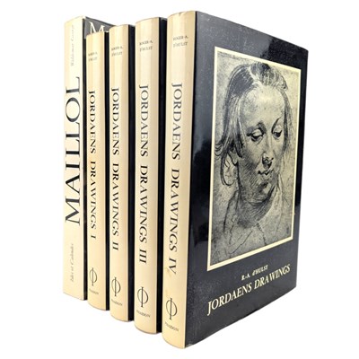 Lot 166 - ART INTEREST - 1974 JORDAENS DRAWINGS & 1977 ARISTIDE MAILLOL, FIRST EDITIONS, ILLUSTRATED