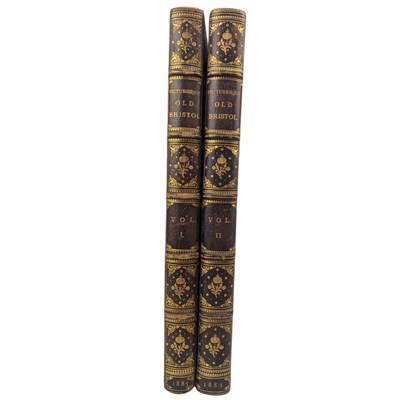 Lot 95 - BIRD, CHARLES - 1885 PICTURESQUE OLD BRISTOL, A SERIES OF 52 ETCHINGS, 2VOLS, ZAEHNSDORF