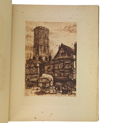 Lot 95 - BIRD, CHARLES - 1885 PICTURESQUE OLD BRISTOL, A SERIES OF 52 ETCHINGS, 2VOLS, ZAEHNSDORF