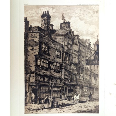 Lot 95 - BIRD, CHARLES - 1885 PICTURESQUE OLD BRISTOL, A SERIES OF 52 ETCHINGS, 2VOLS, ZAEHNSDORF