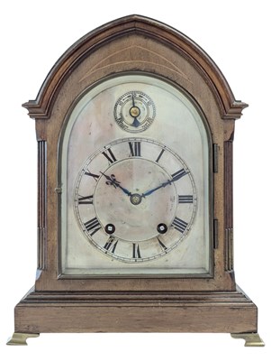 Lot 348 - WINTERHALDER EIGHT DAY MOVEMENT MANTEL CLOCK