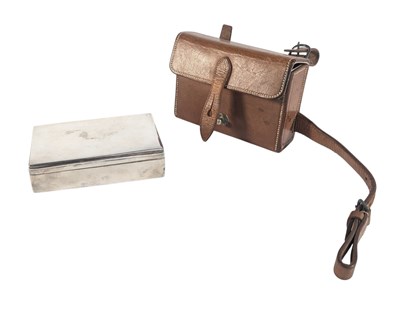 Lot 349 - VINTAGE SWAINE & ADENEY HUNTING SANDWICH POUCH