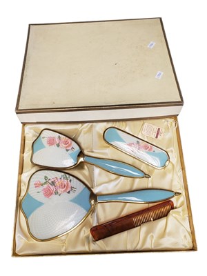 Lot 368 - MID CENTURY BOXED LINEK VANITY SET