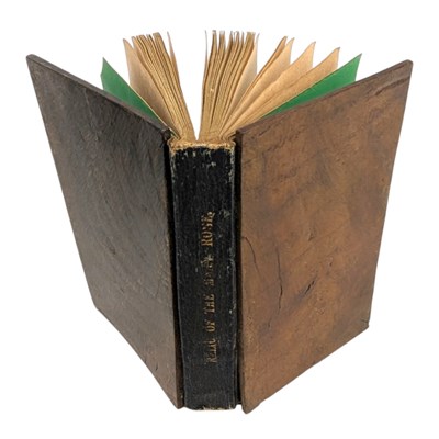 Lot 4 - MARY ROSE - 1843 NARRATIVE OF THE LOSS OF THE MARY ROSE, BOUND IN WOOD OF THE SHIP