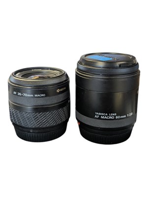Lot 369 - YASHICA, JAPAN - TWO VINTAGE 1980S AF LENSES