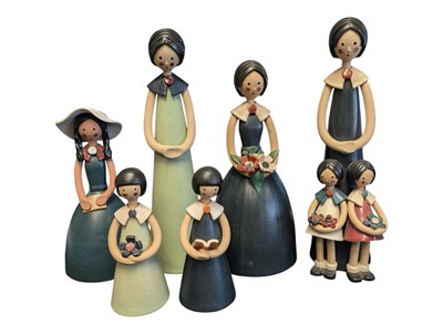 Lot 134 - COLLECTION OF 20TH CENTURY VINTAGE CATALAN JORDI AGUADE CERAMIC FIGURES