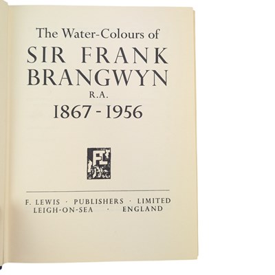 Lot 65 - SELECTION OF ART BOOKS TO INCLUDE - LIMITED EDITION FRANK BRANGWYN AND ITALIAN ART