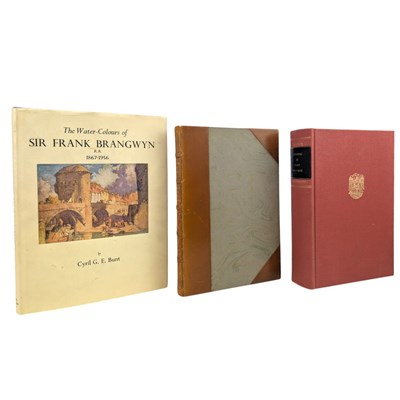 Lot 65 - SELECTION OF ART BOOKS TO INCLUDE - LIMITED EDITION FRANK BRANGWYN AND ITALIAN ART