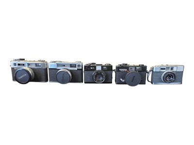 Lot 374 - COLLECTION OF VINTAGE JAPANESE 35MM RANGEFINDER CAMERAS