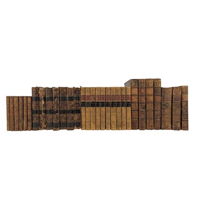 Lot 45 - A VARIED SELECTION OF LEATHER FINE BINDINGS TO INCLUDE SHAKESPEARE, PENNANT'S ZOOLOGY, ETC
