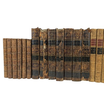 Lot 45 - A VARIED SELECTION OF LEATHER FINE BINDINGS TO INCLUDE SHAKESPEARE, PENNANT'S ZOOLOGY, ETC