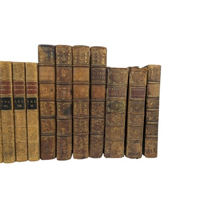Lot 45 - A VARIED SELECTION OF LEATHER FINE BINDINGS TO INCLUDE SHAKESPEARE, PENNANT'S ZOOLOGY, ETC
