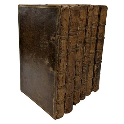 Lot 45 - A VARIED SELECTION OF LEATHER FINE BINDINGS TO INCLUDE SHAKESPEARE, PENNANT'S ZOOLOGY, ETC