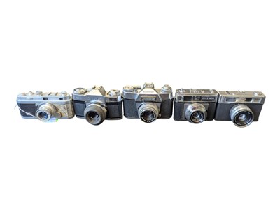 Lot 375 - COLLECTION OF VINTAGE EUROPEAN 35MM CAMERAS
