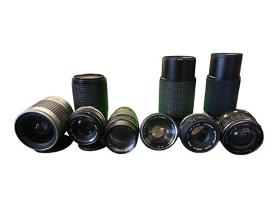 Lot 393 - COLLECTION OF VINTAGE CAMERA LENSES