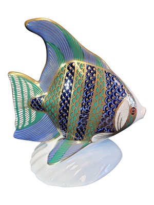 Lot 145 - VINTAGE CROWN DERBY TROPICAL FISH