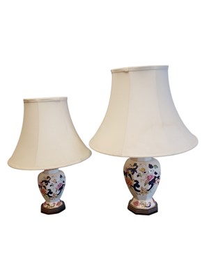 Lot 146 - PAIR OF MASONS MANDALAY IRONSTONE TABLE LAMPS