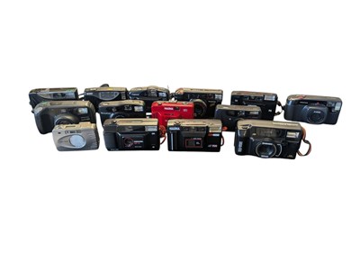 Lot 422 - COLLECTION OF VINTAGE 35MM COMPACT CAMERAS